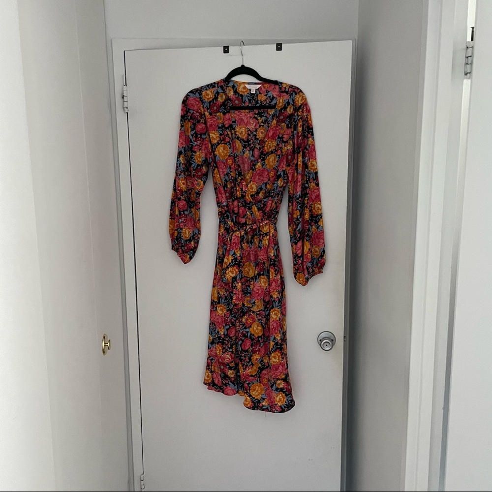 LC by Lauren Conrad Floral Faux Wrap Dress